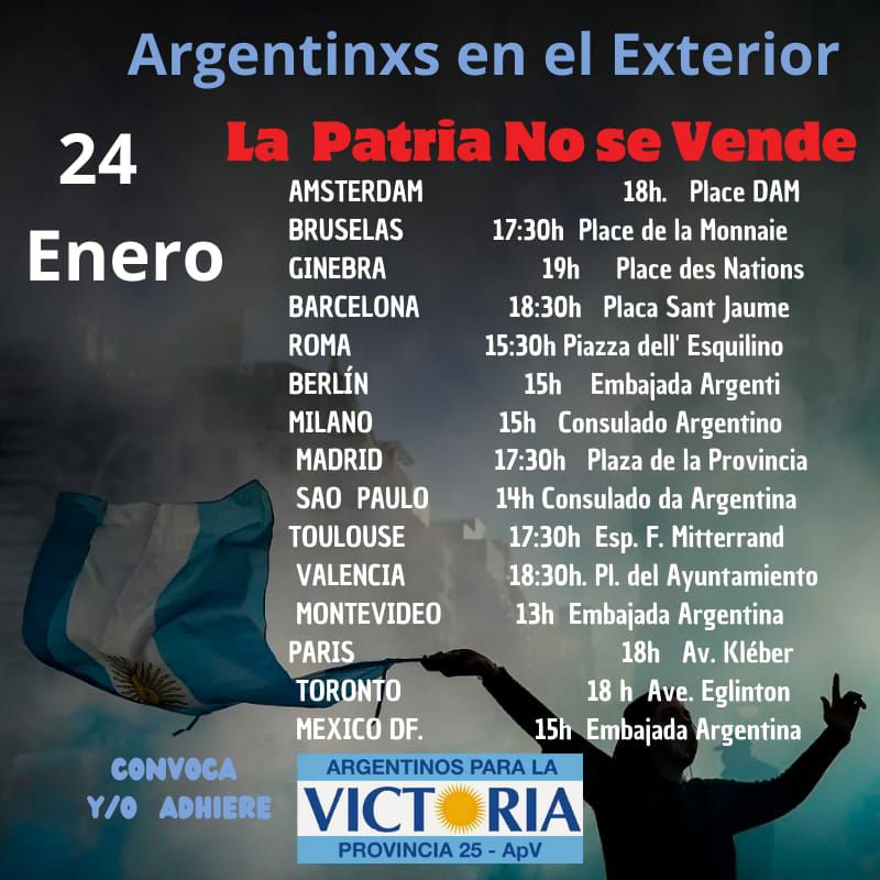 La Patria No se Vende - Argentinxs en el Exterior