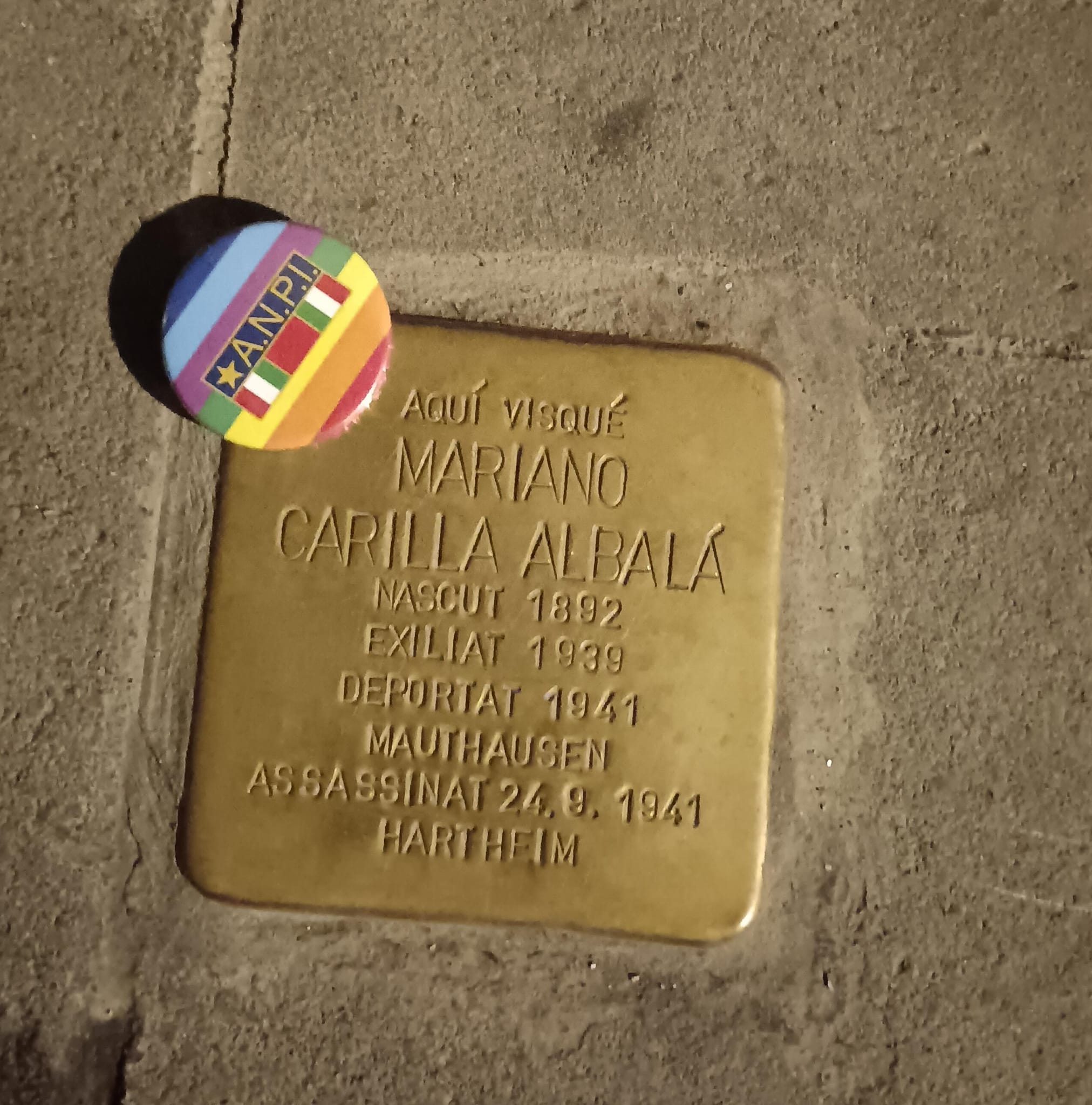 Pietra d'inciampo - Barcellona