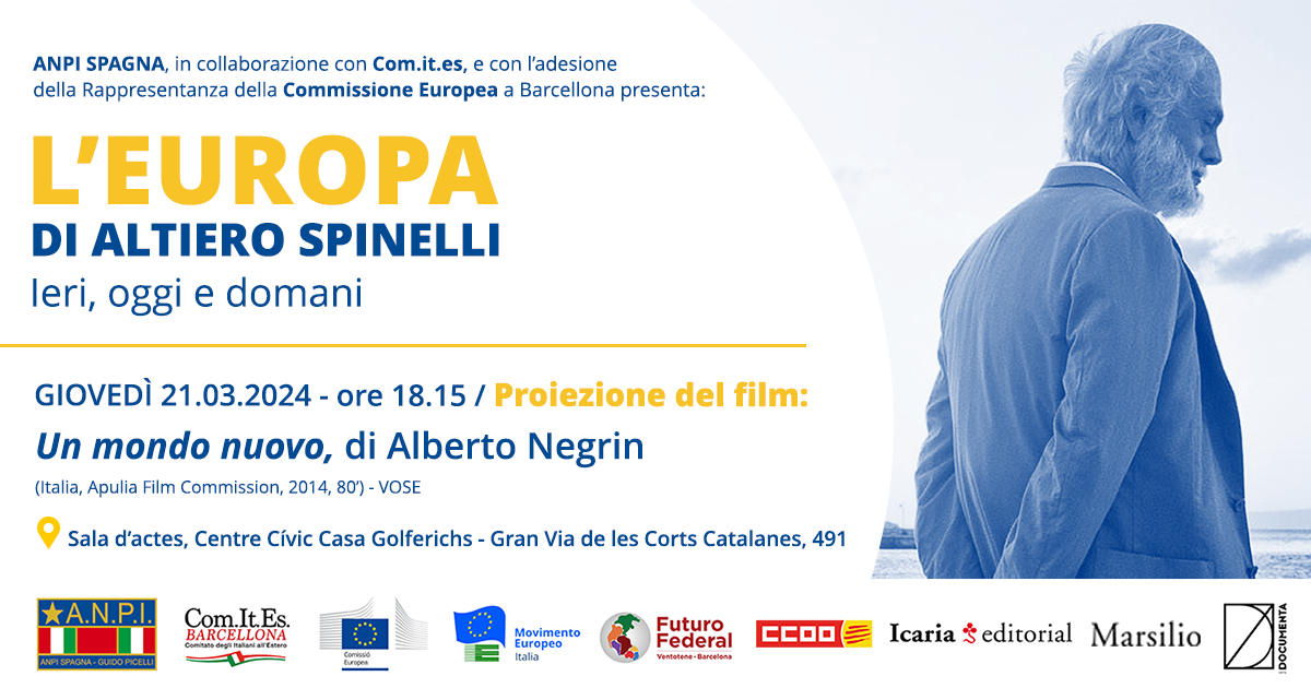 Locandina della proiezione del film "Un mondo nuovo"