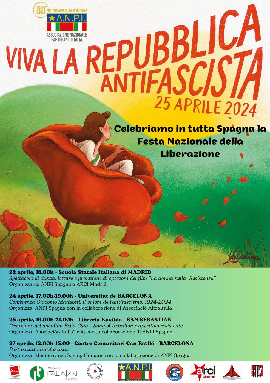 25 Aprile 2024 – Festeggiamo anche in Spagna la Liberazione!